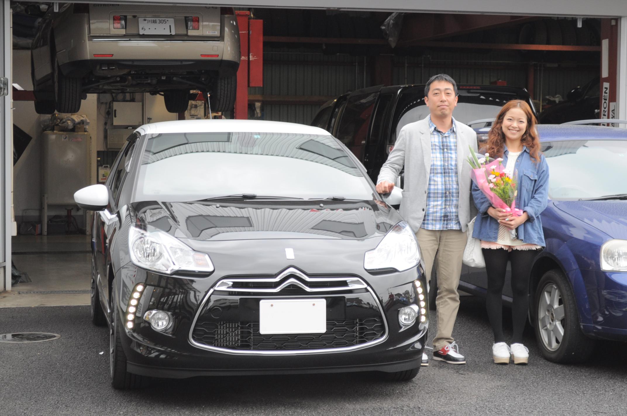 T様　DS3ご納車おめでとうございます！