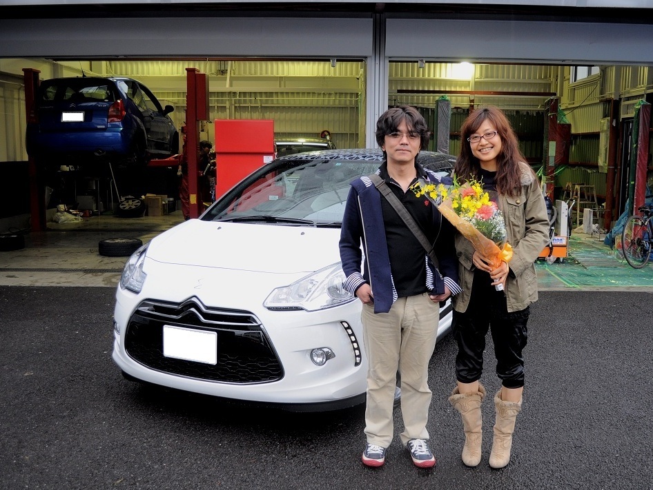 K様　DS3 Ultra Prestigeのご納車おめでとうございます！