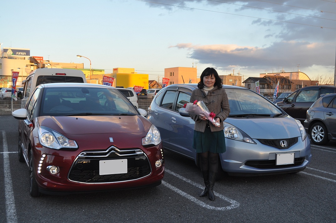 K様　DS3のご納車おめでとうございます！