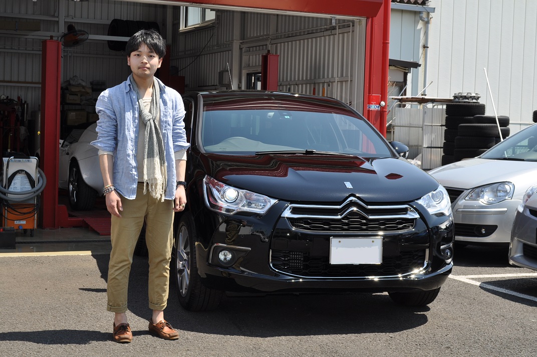 阿部様　DS4のご納車おめでとうございます！