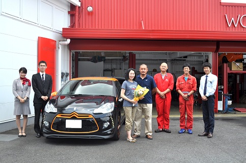 H様、DS3のご納車おめでとうございます！