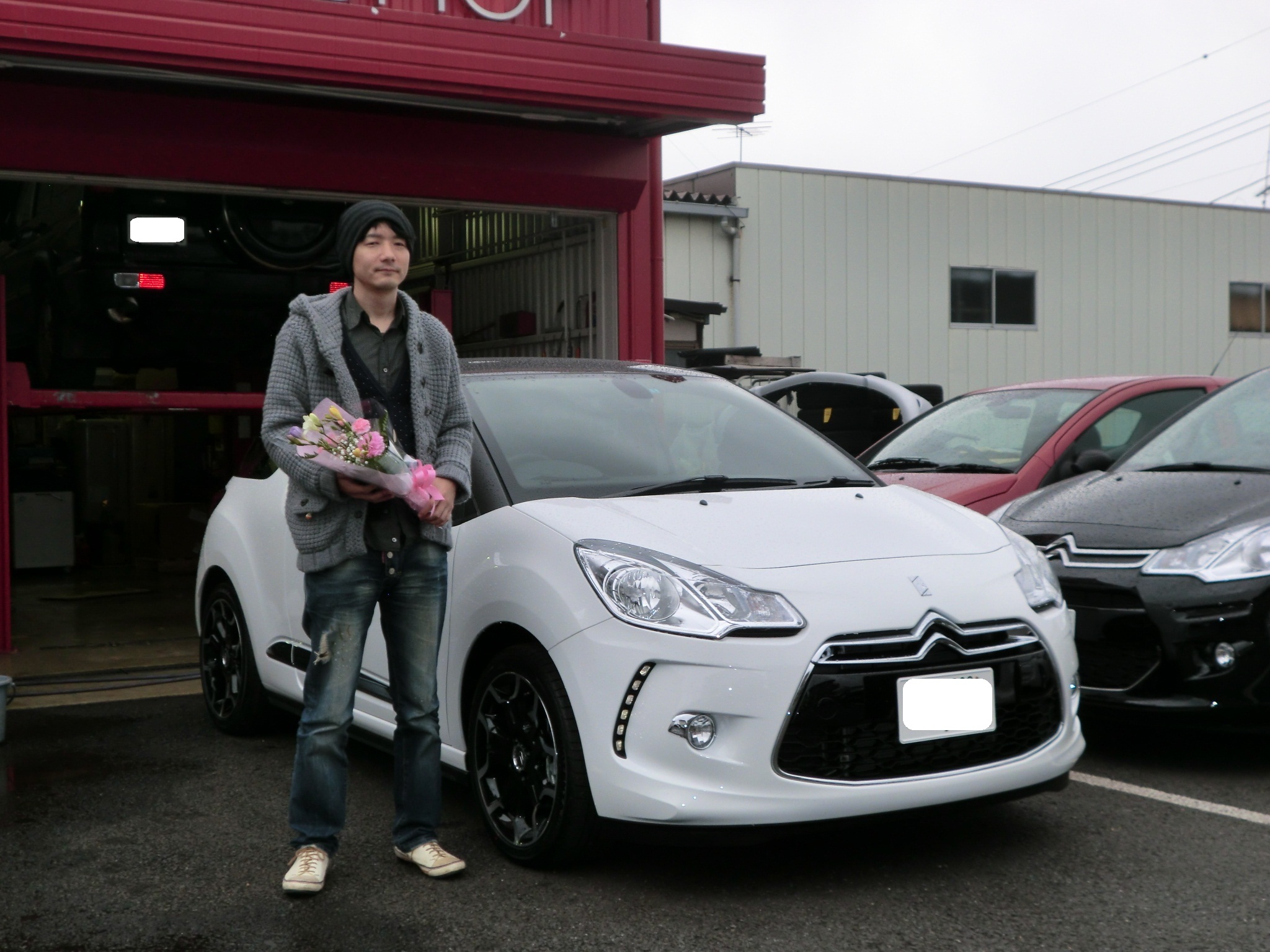 大阿久様　DS3のご納車おめでとうございます！