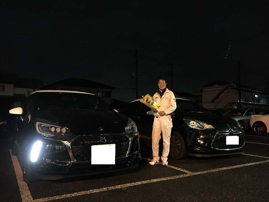 長澤様DS3のご納車おめでとうございます！