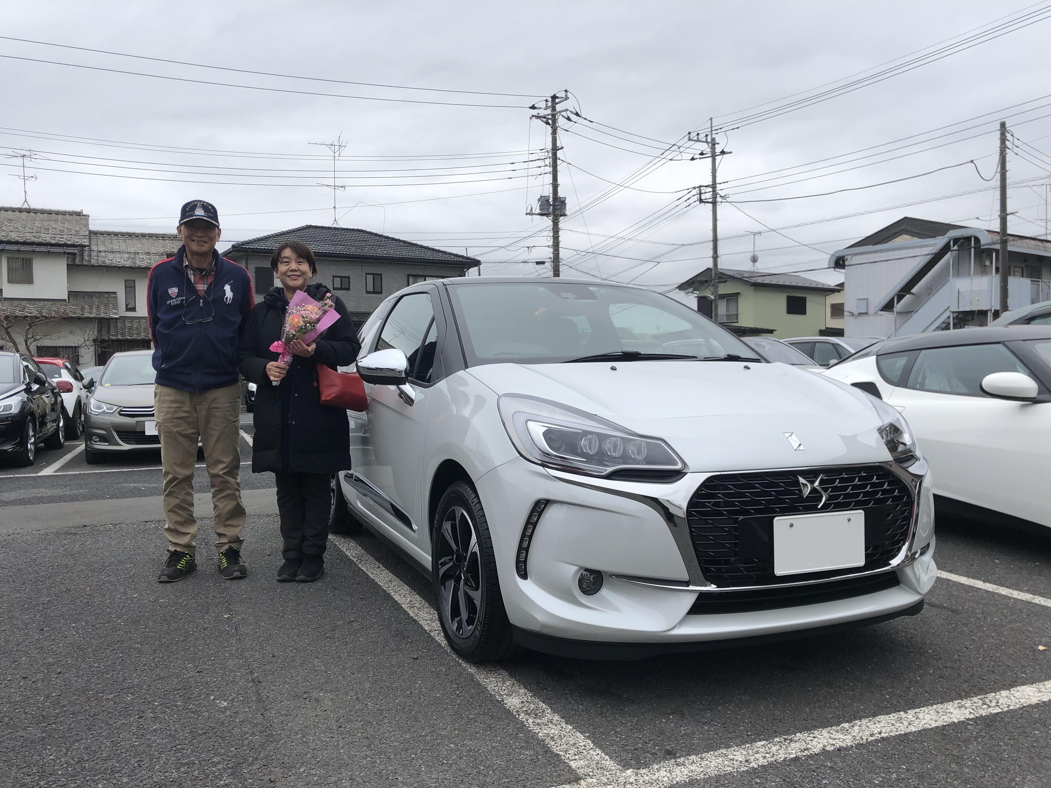 西村様、ＤＳ3ご納車おめでとうございます！