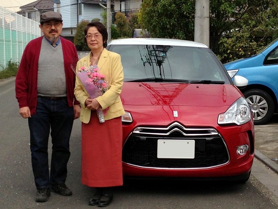 T様　DS3のご納車おめでとうございます！