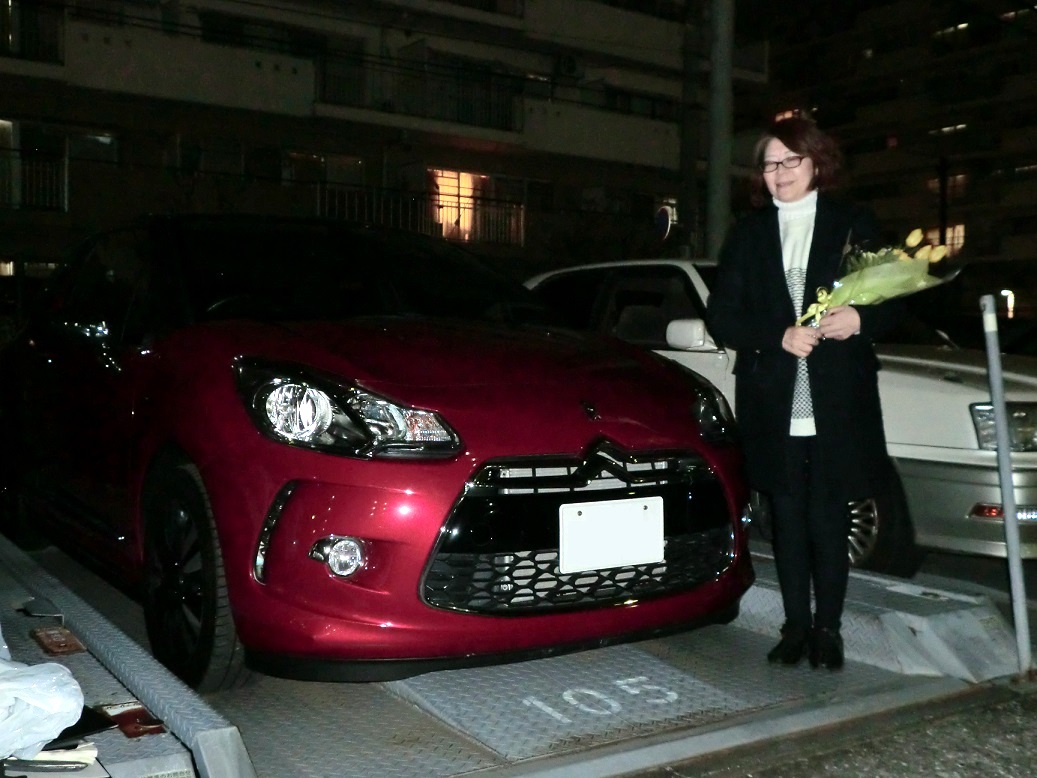T様　DS3のご納車おめでとうございます！