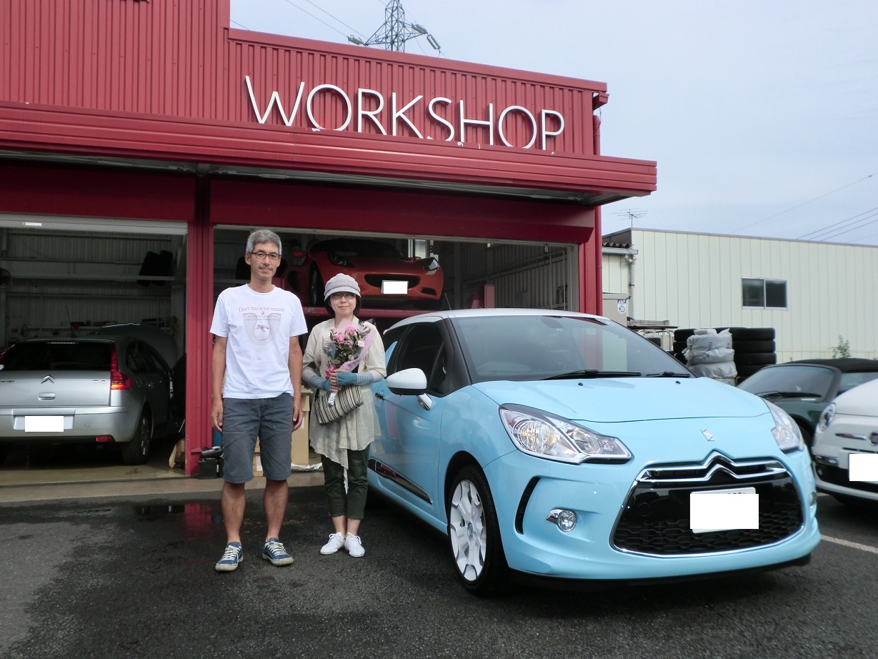 H様DS3ご納車おめでとうございます！
