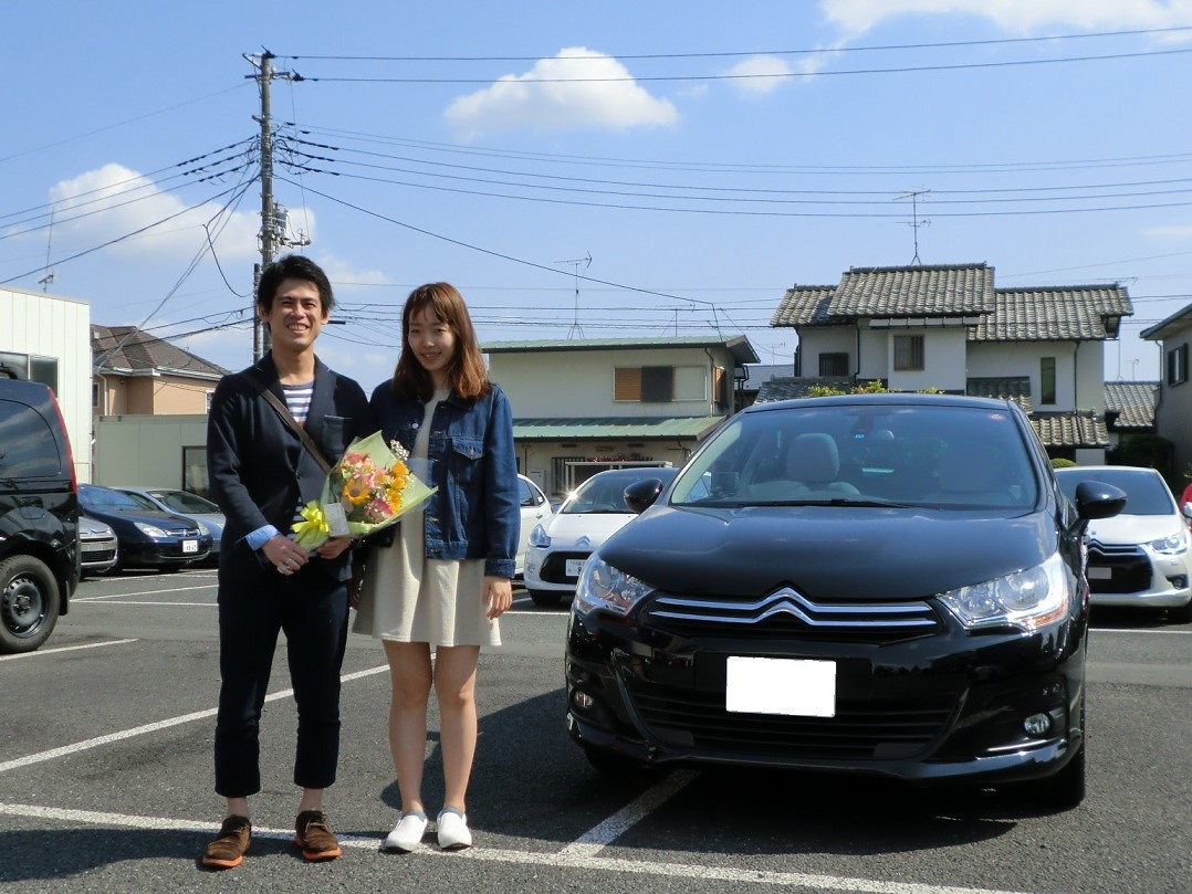 石井様　Ｃ４　ご納車おめでとうございます！！