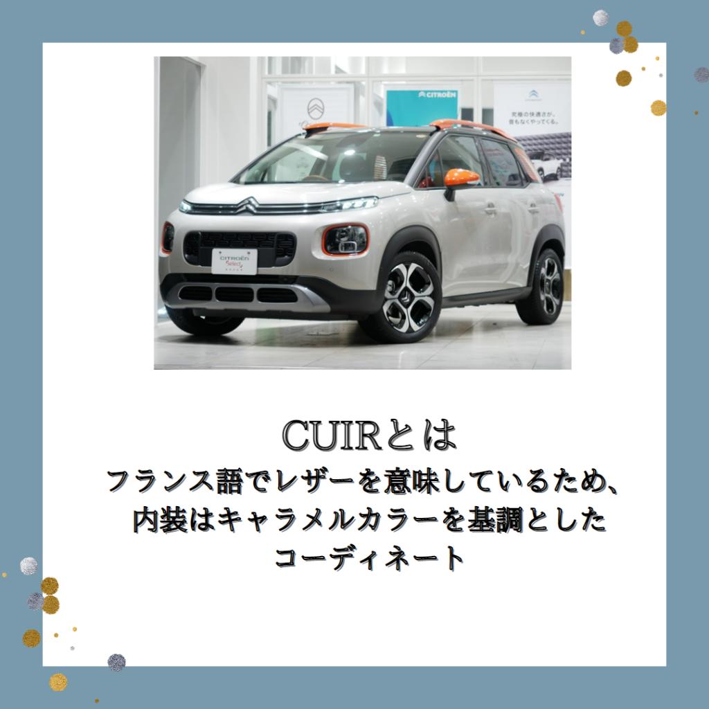 希少在庫！！【C3AIRCROSS　CUIR】